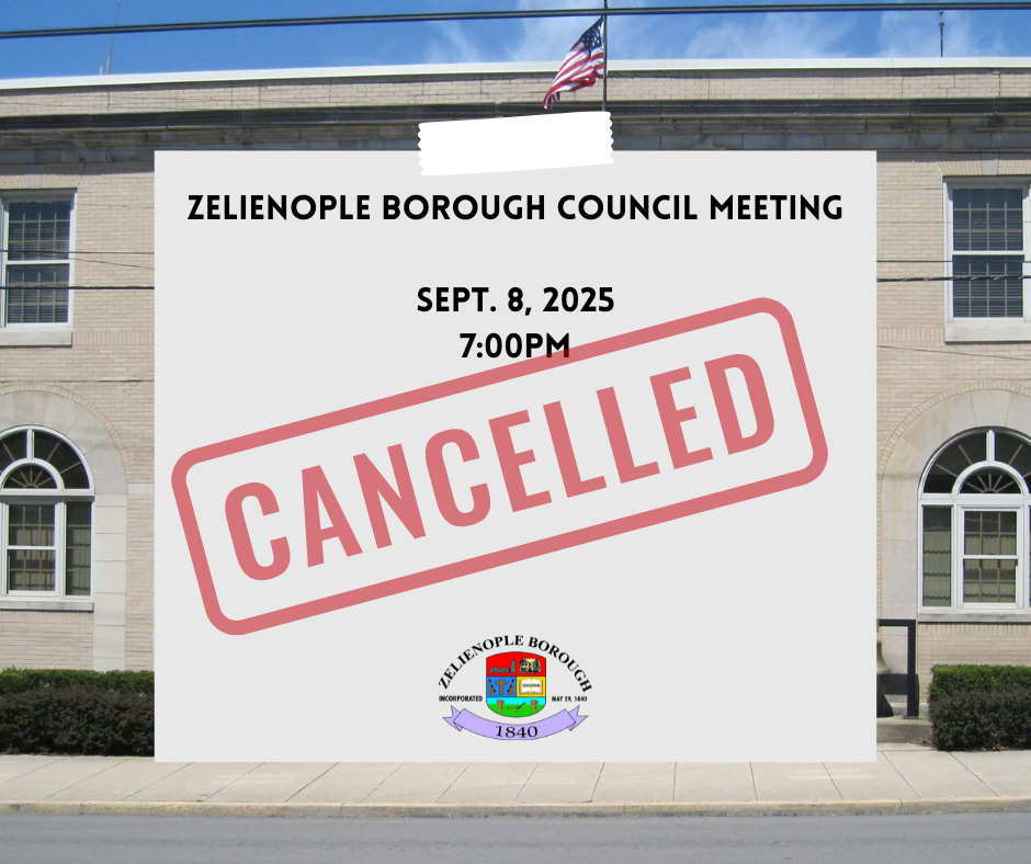 Council Meeting Cancelled
